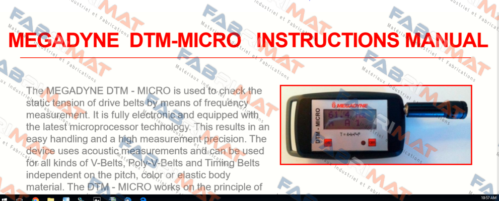 Megadyne-DTM-MICRO price