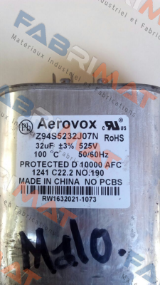 Aerovox-Z94S5232J07N same as Z94S5232JN price