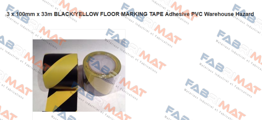 3M-Black/Yellow Vinyl Hazard Tape  price