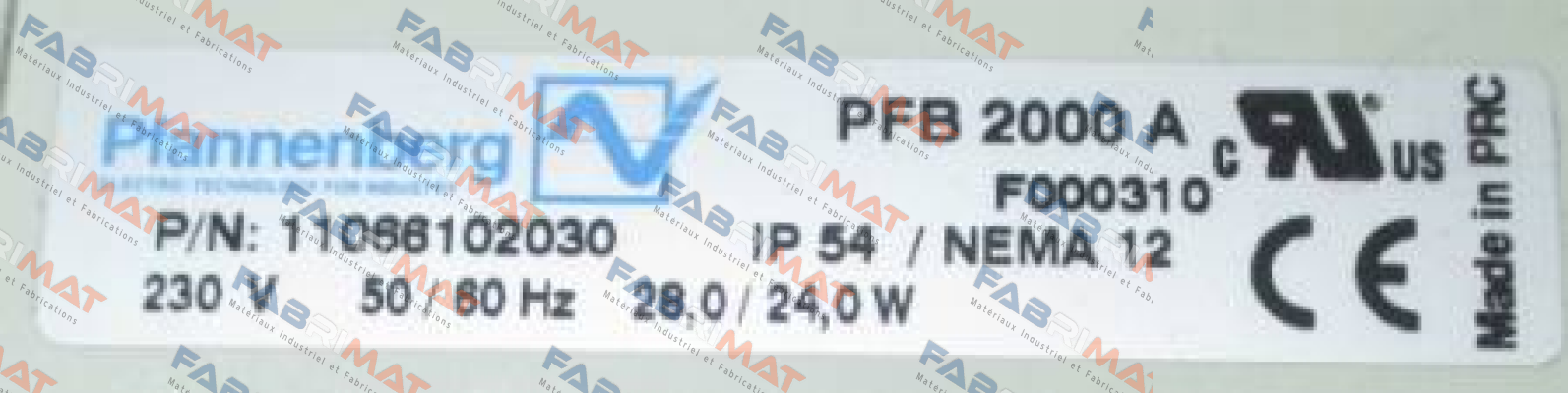 Pfannenberg-11066102030 - obsolete, alternative is 11622101054 , type  PF 22.000  price