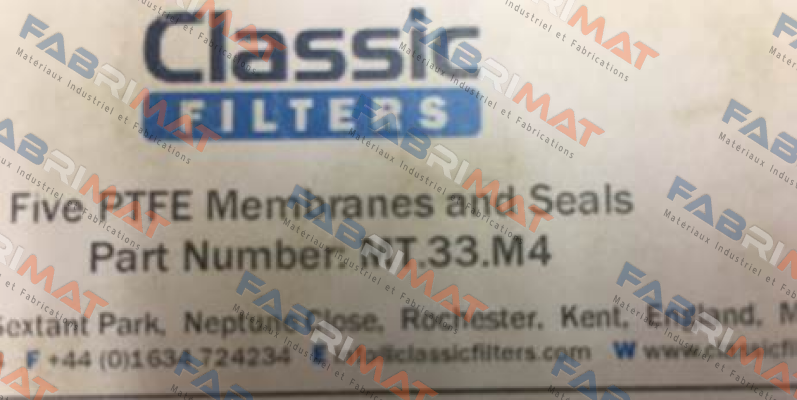 Classic filters-901937 / Type: MT-33-M4 price
