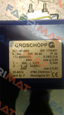 Groschopp-11550892 IGK 65-40 price
