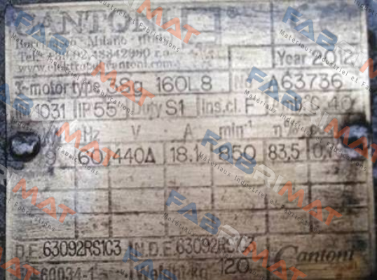 Cantoni-SG 160L-8  price