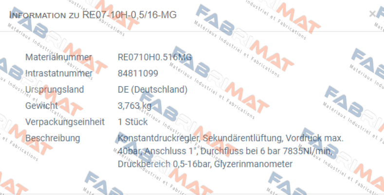 STASTO-RE07-10H-0,5/16-MG  price