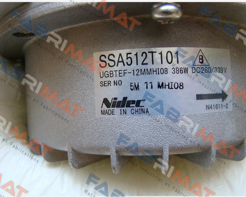 Nidec-SSA512T101   S/N:5M 11 MHI 08 OEM price