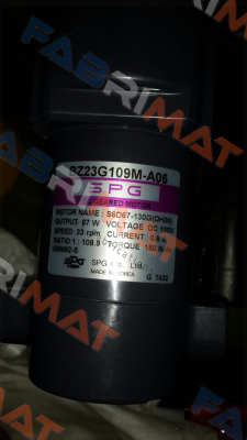 Spg Motor-BZ23G109M-A06  price