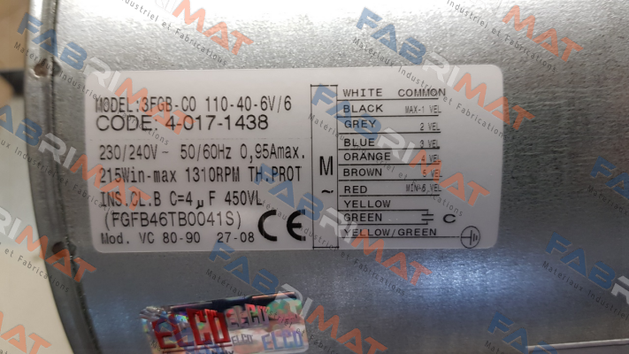 Elco-3FGB-C0 110-40-6V/V price