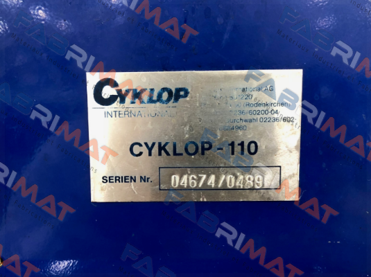 Cyklop-04674/0489 - replaced with 74504270   price