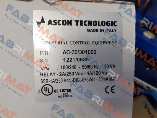 Ascon-P/N AC-30/301000  price