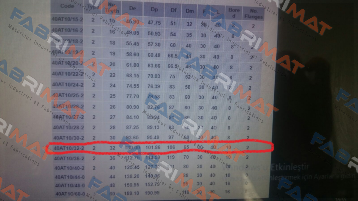 Contitech-40AT10/32-2  price