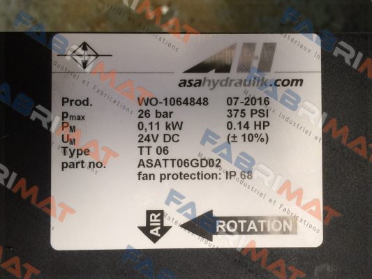 ASA Hydraulik-WO-1064848 price