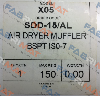 Zander-SDD-15/AL old code! new code SP-FSC15  price