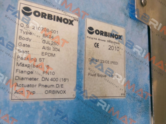 Orbinox-ORBINOX-Knife Gate Typ EXN price