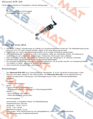 ACS CONTSYS-Nr. 111000074 Type Vibrocont SCM 300 K 1 GA 01 S price