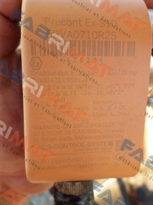 Acs Control-System-Precont ExS10 6 B V A 07 1 0 R 1 S (131000006)  price