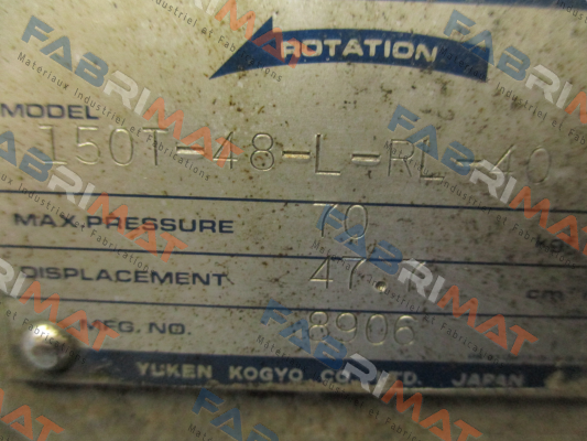 Yuken-150T-48-L-RL-40  price