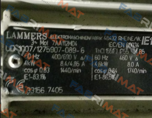 Lammers-VD 1007/1275907-089-6 price