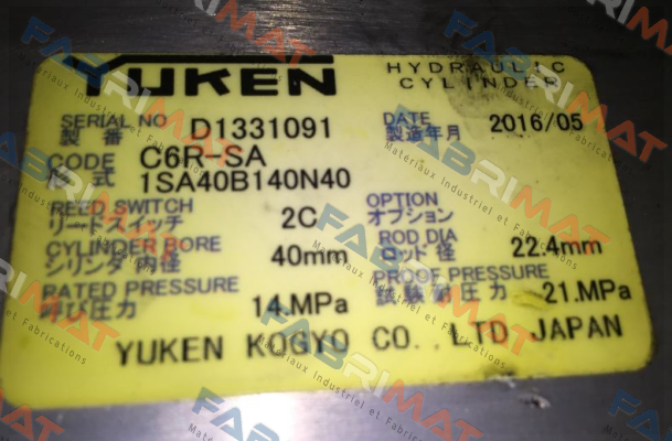 Yuken-C6R-SA 1SA40B140N40 obsolete,  equivalent CBY14L-6SD40N40X52 price