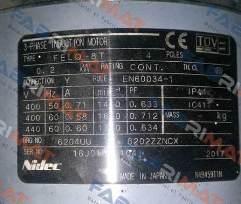 Nidec-FELQ-8T price