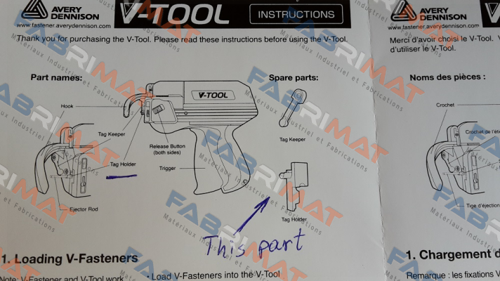AVERY DENNISON-P04SFVT  , Type V-Tool price