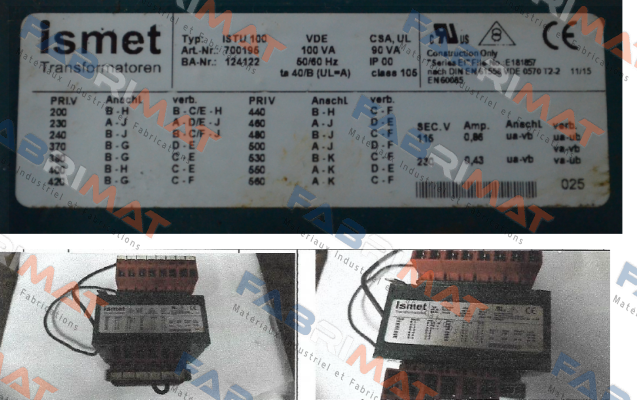Ismet-700195 price