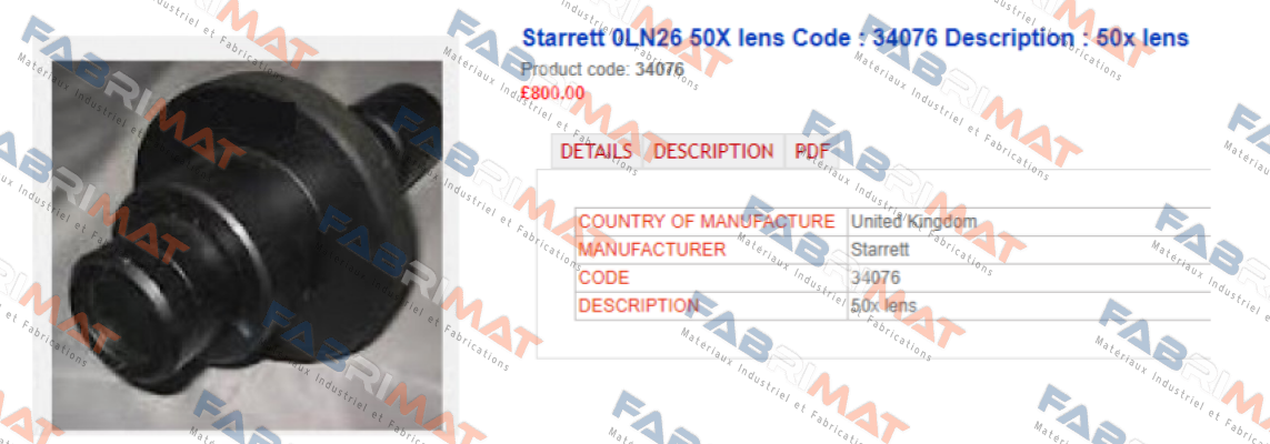 Starrett-34076 price