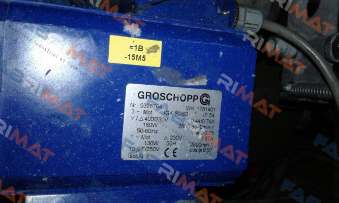 Groschopp-IGK 80 60 90W 1130Y/D B3  obsolete price