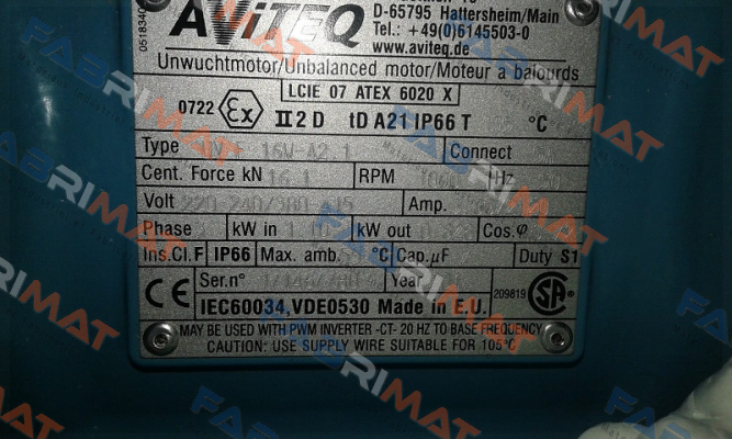 Aviteq-UVF16W-A2.1 220-240/380-415V 50HZ price