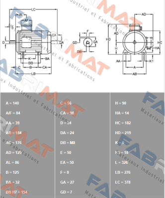 Icme Motor-THE90 LA-4 price