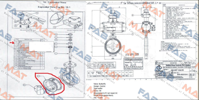 Deltech-EPDM SS410 S/N 50 price