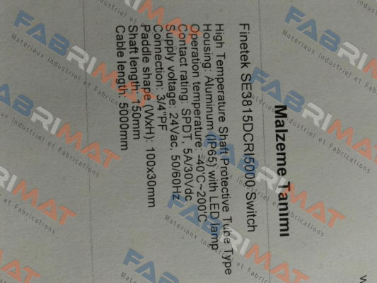 Finetek-SE3815DCRI5000+TA price