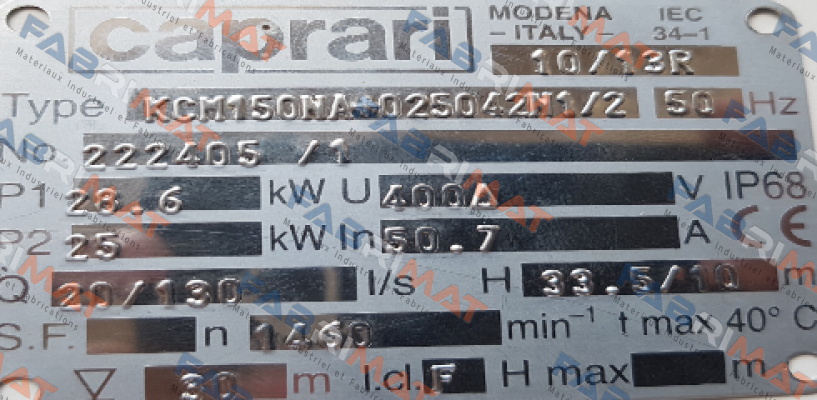 CAPRARI-OR02099( for KCM150NA+025042N1/2) price