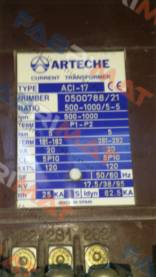 Arteche-ACI-17 price