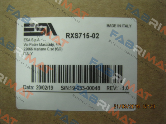 Esa-RXS715-02 price
