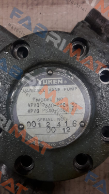 Yuken-VPVQQ-PSA0-06CA-06CA-60 price