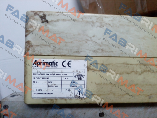 Aprimatic-Type: APRI55 24V OXAR MOD. APRI price