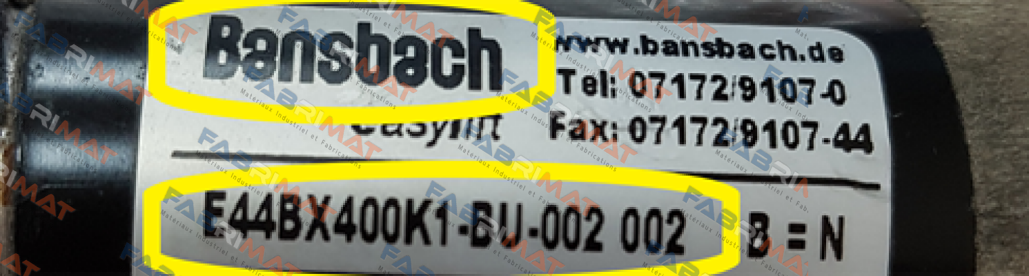 Bansbach-E44BX400K1-BU-002/002 price