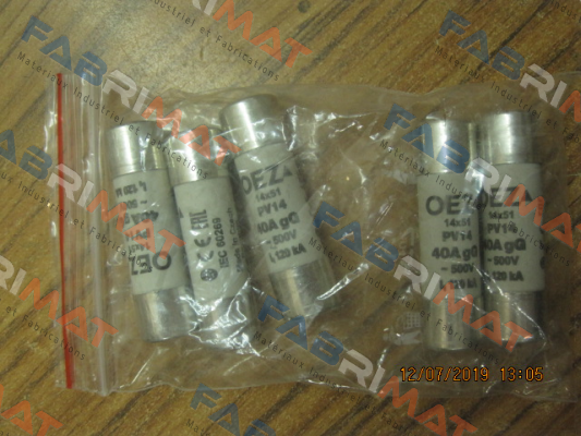 OEZ-P/N: 06734 Type: PV14 40A gG price
