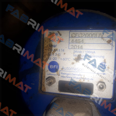 BFI AUTOMATION-6013-2031-00 ( Type: CFC2000UV ) price