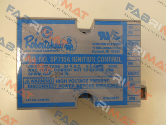 Robertshaw-SP715A price