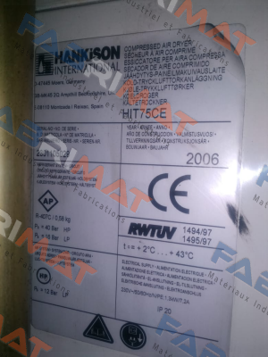 Hankison-HIT75CE price