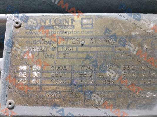 Cantoni-2SG 315 M-8B price