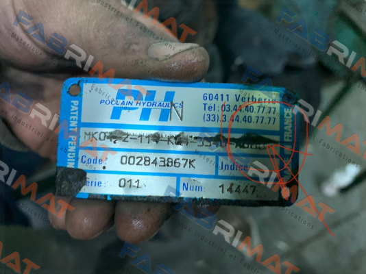 Poclain-002843867K price