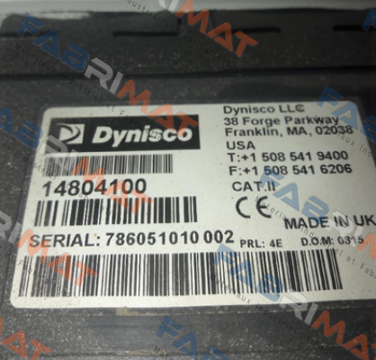 Dynisco-14804100; sn: 786051010 002 price