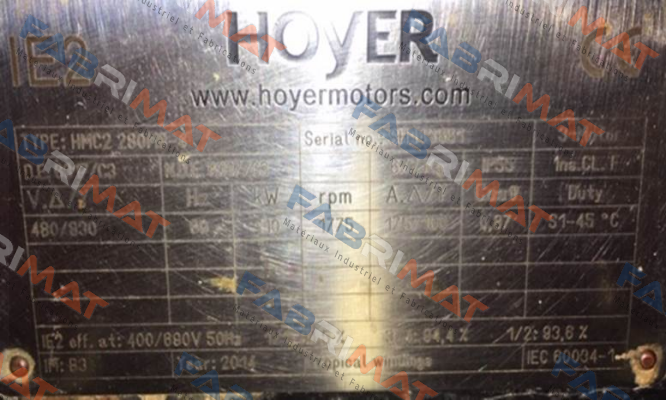 Hoyer Motors-HMC2 280M - 4 pole price