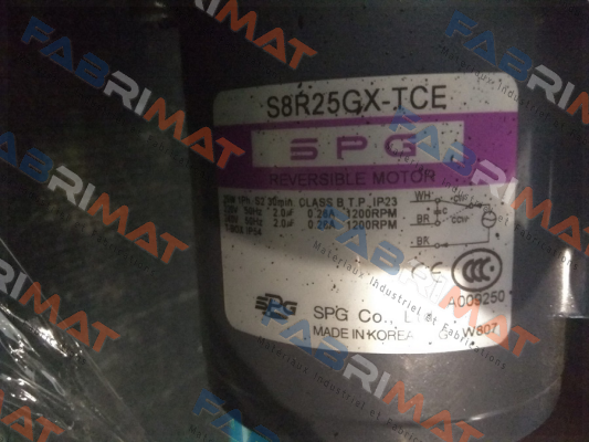 Spg Motor-S8R25GX-TCE price