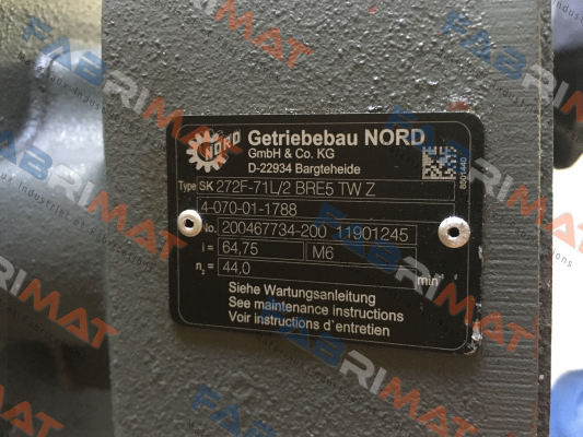 Nord-Type: SK 272F-71L/2 BRE5 TW Z OEM price