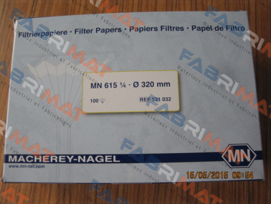 Macherey Nagel-531032 ( Filter Papers Folded MN 615 1/4), (1 pack = 100 pcs) price