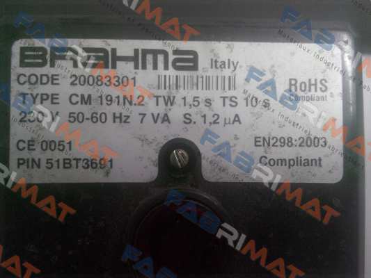 Brahma-150190000 Type  CM191N.2 price