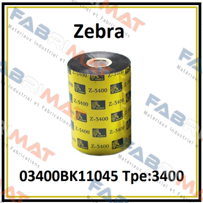 Zebra-PN:03400BK11045 Tpe:3400 price